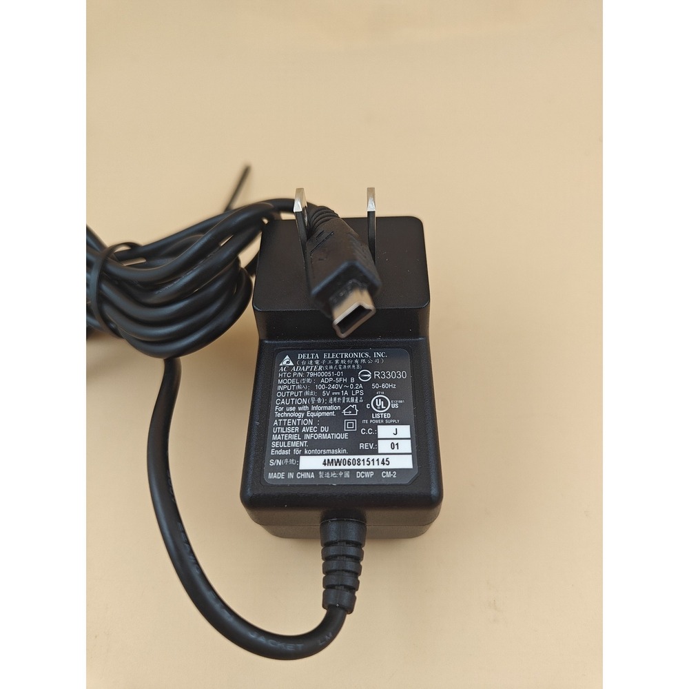 Garmin AC Adapter 5V 1A Mini USB GPS Charger ADP-5FH B Power Supply